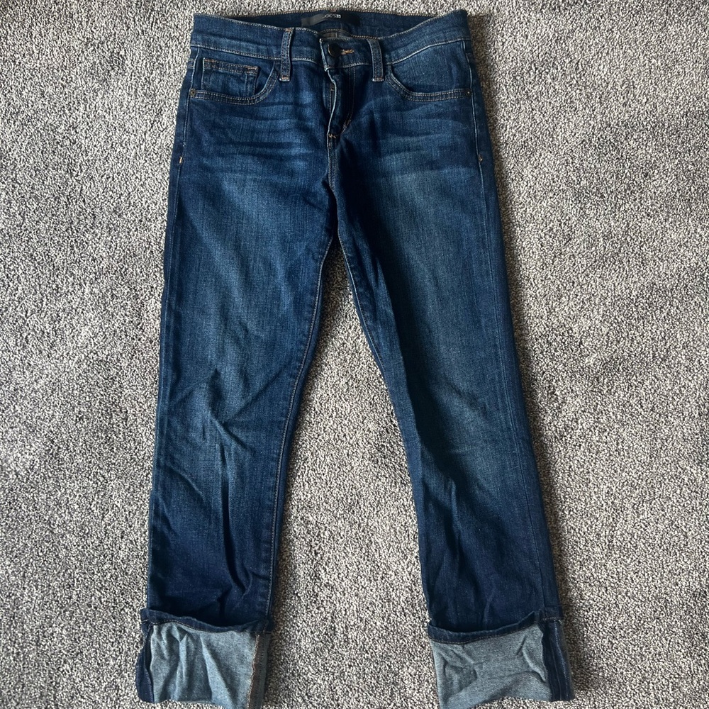 Joe's Jeans Dark Blue Ankle & Cropped Jeans